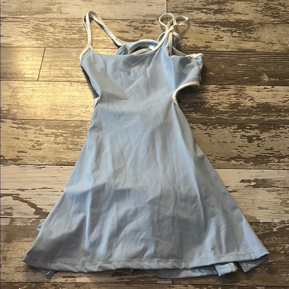 Light Blue Strappy athletic Dress